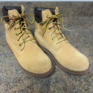 Timberland original, yellow waterproof boots.
